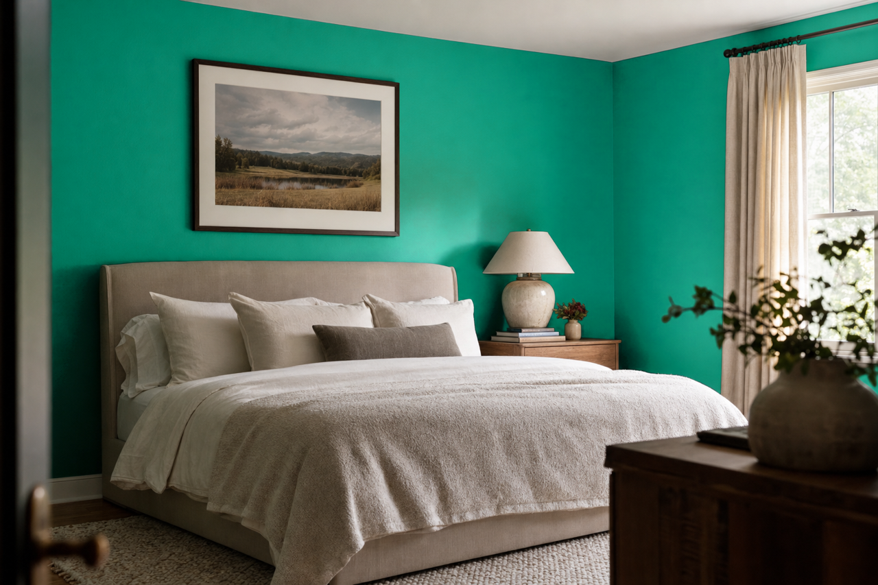 St. by Benjamin Moore on interiors