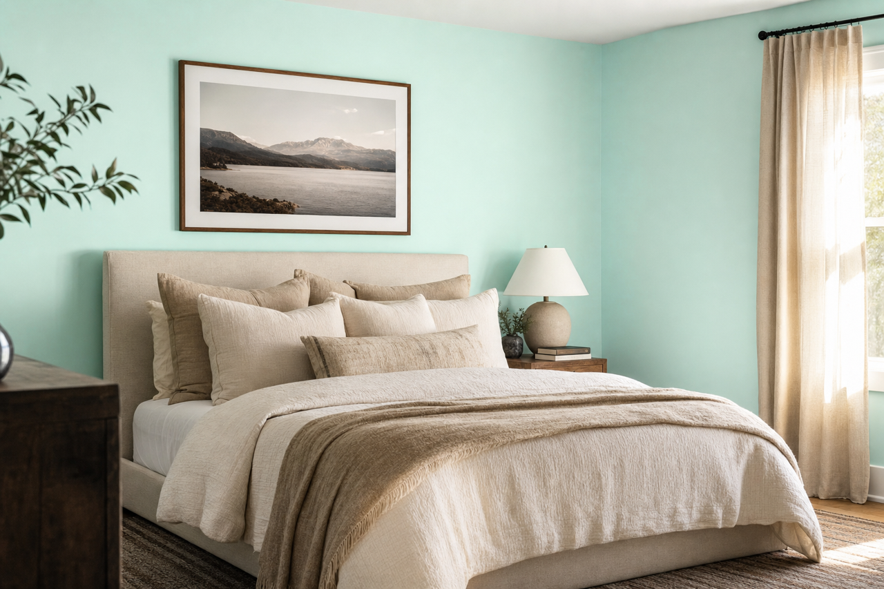 Crystal by Benjamin Moore on interiors