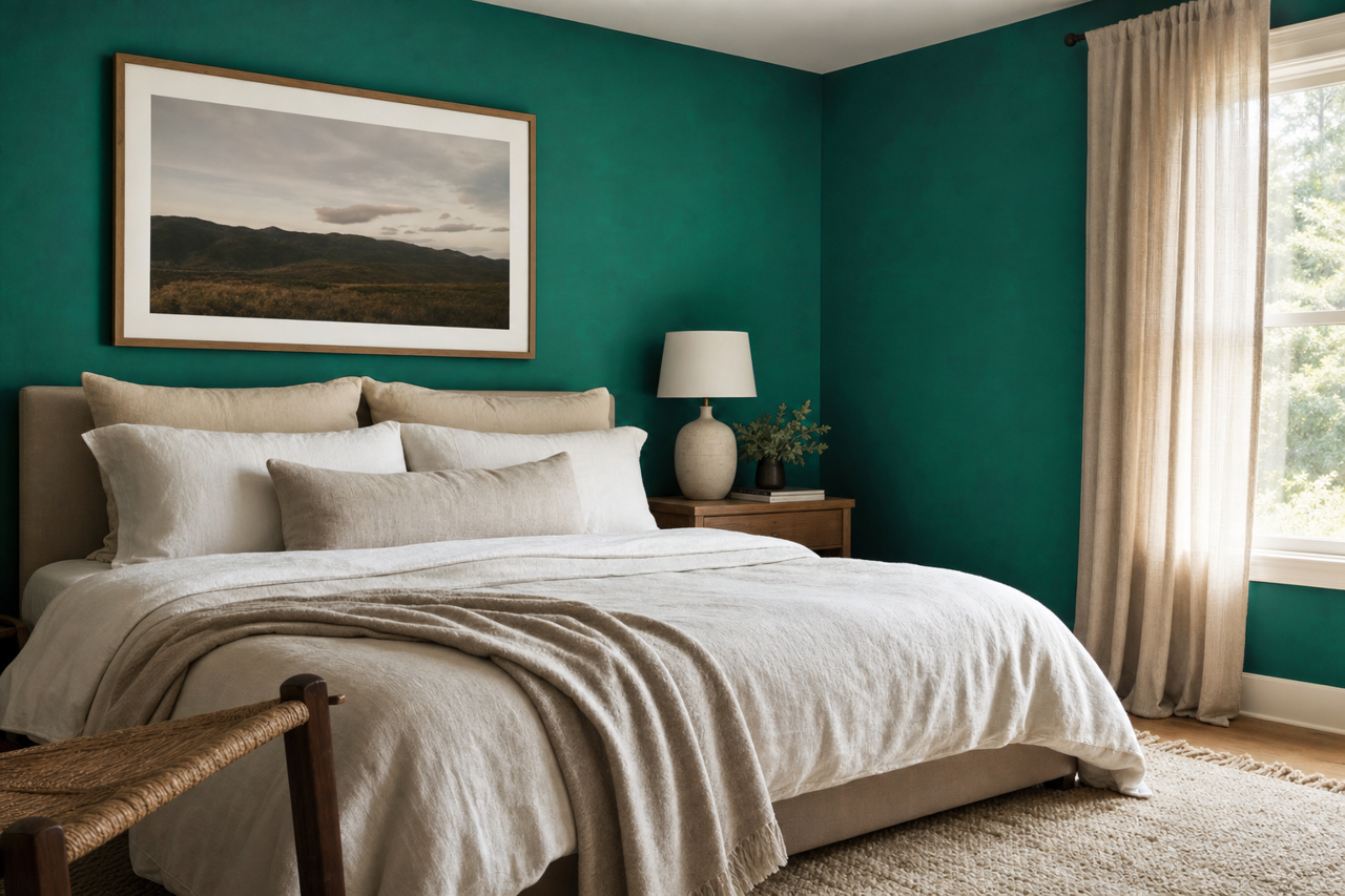 Lawn by Benjamin Moore on interiors
