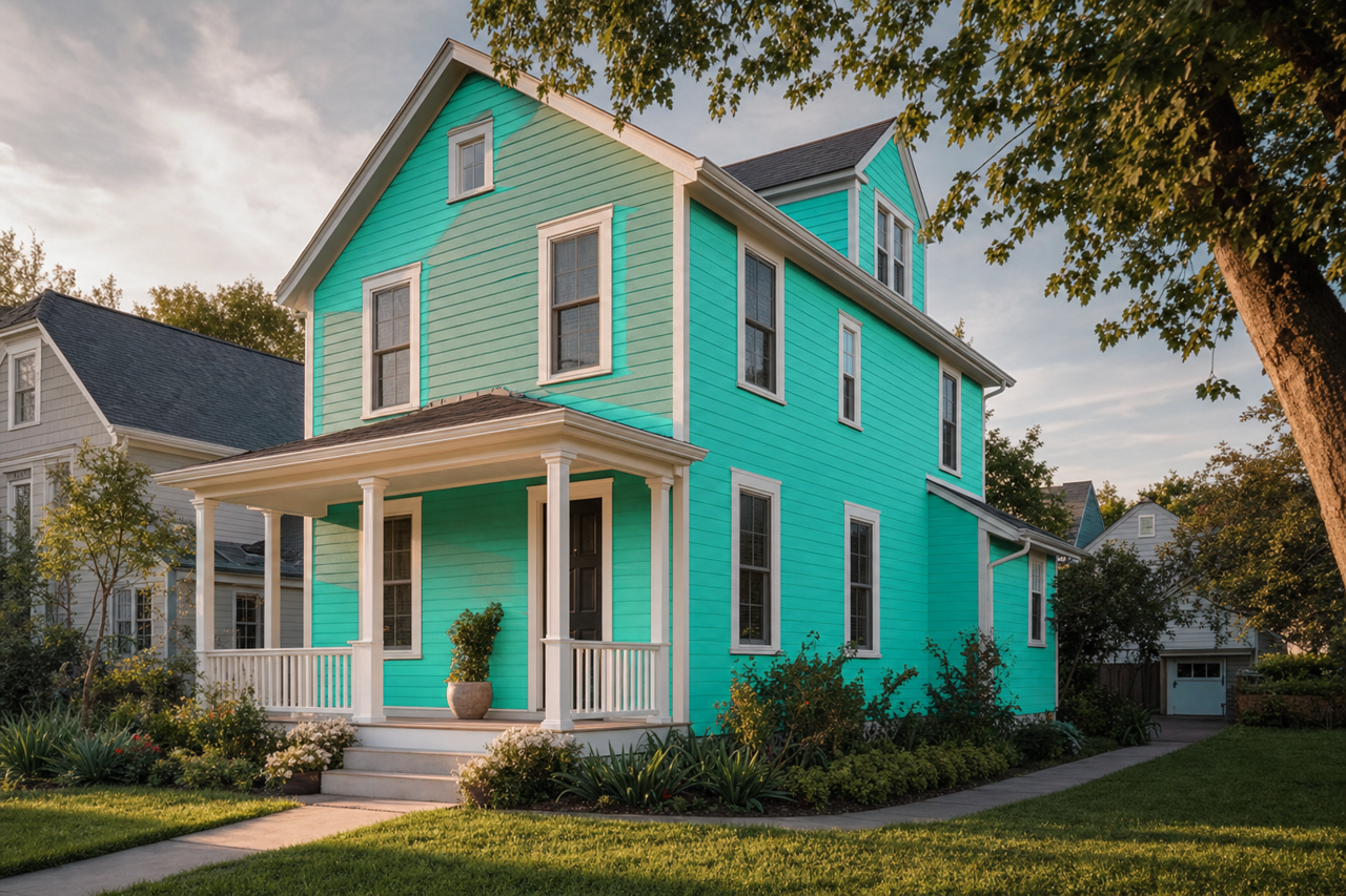 Bahama by Benjamin Moore on exterior