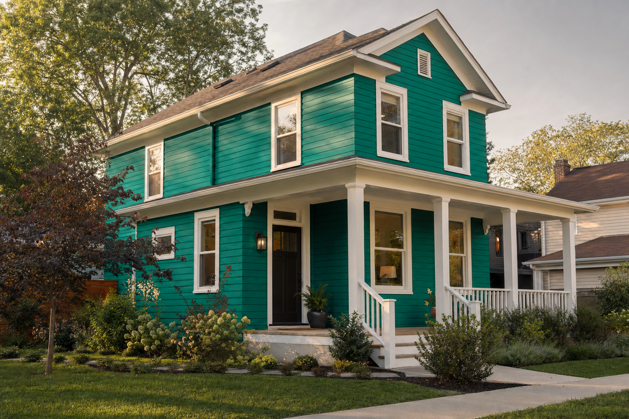 Garden by Benjamin Moore on exterior