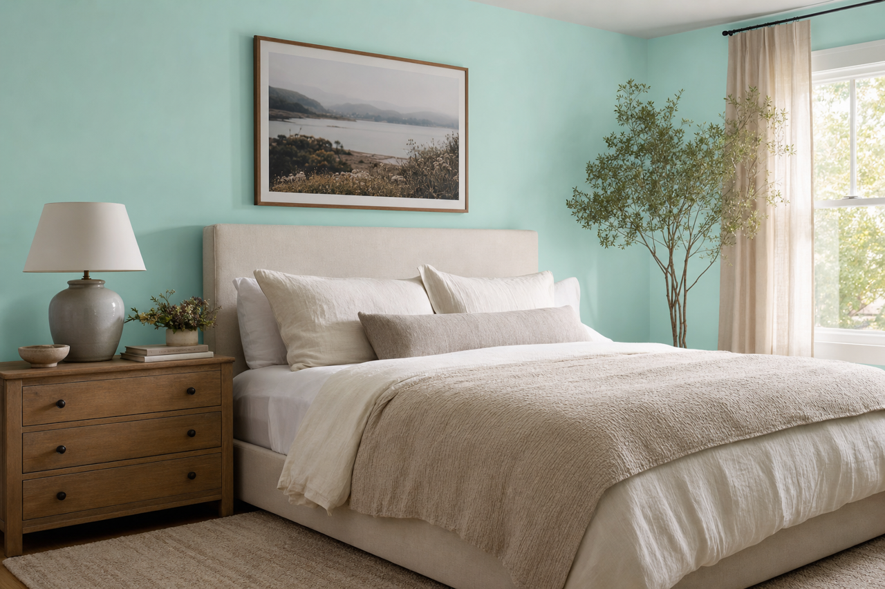 Light by Benjamin Moore on interiors