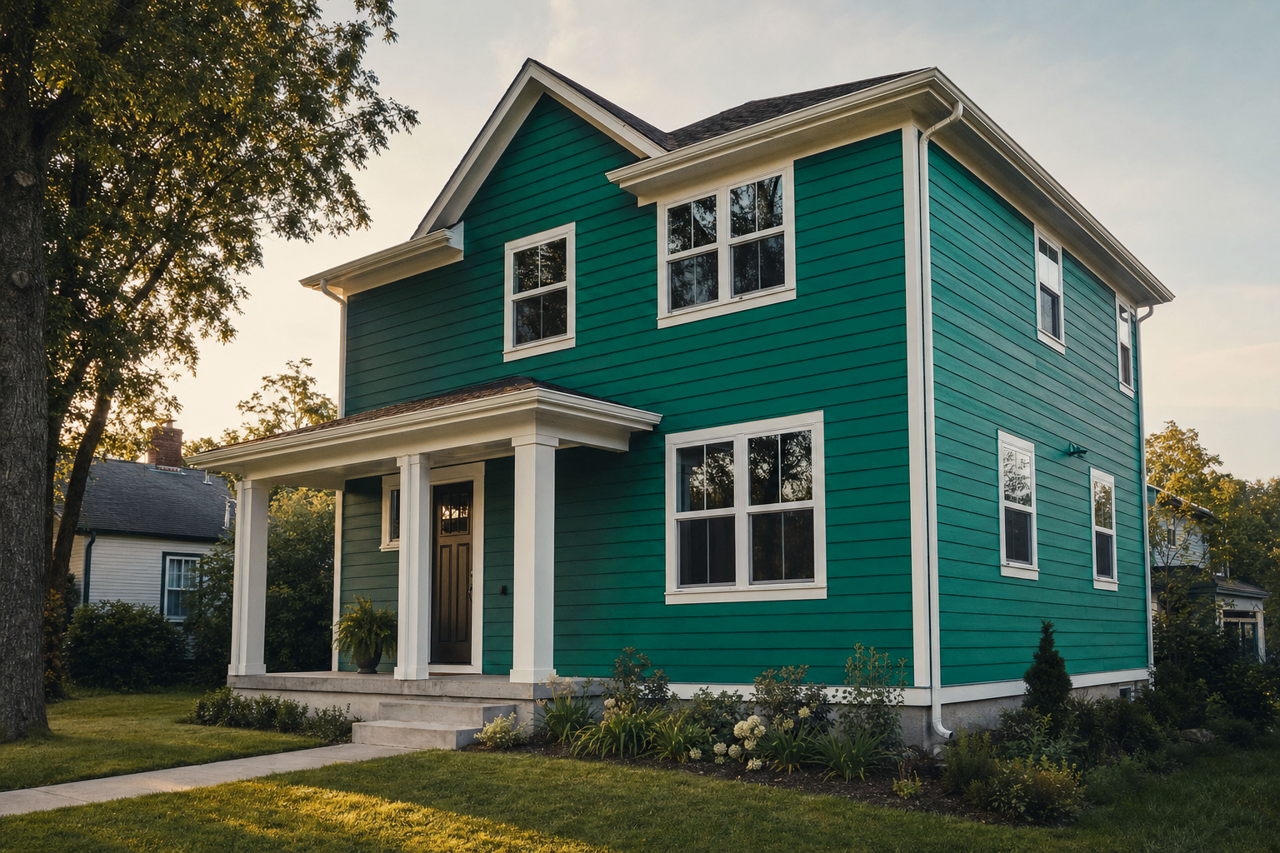 Manor by Benjamin Moore on exterior