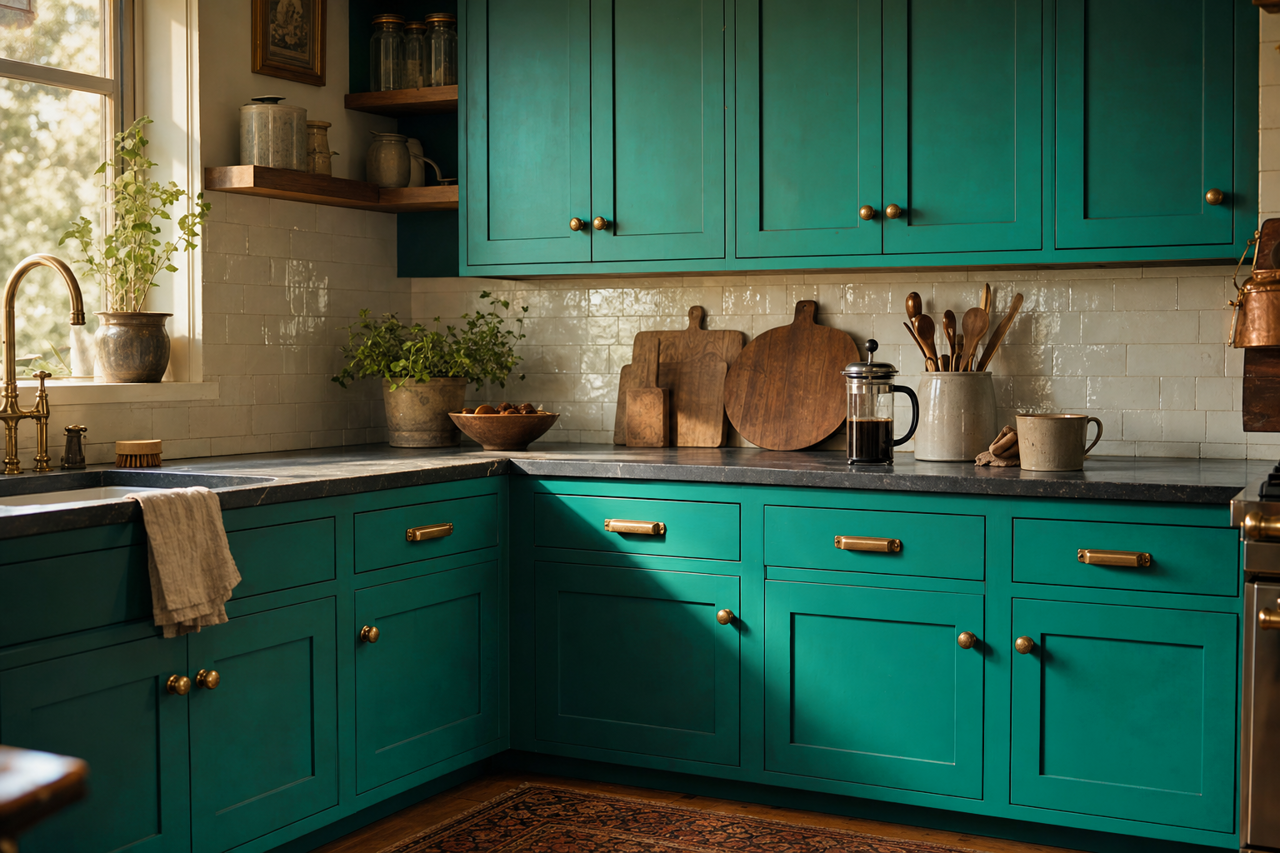 Rolling by Benjamin Moore on cabinets