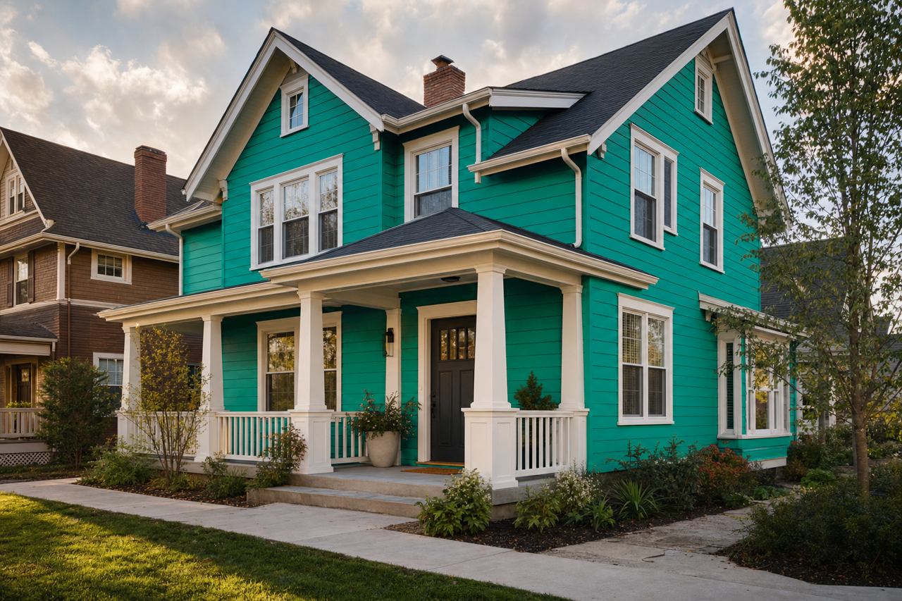 Rolling by Benjamin Moore on exterior