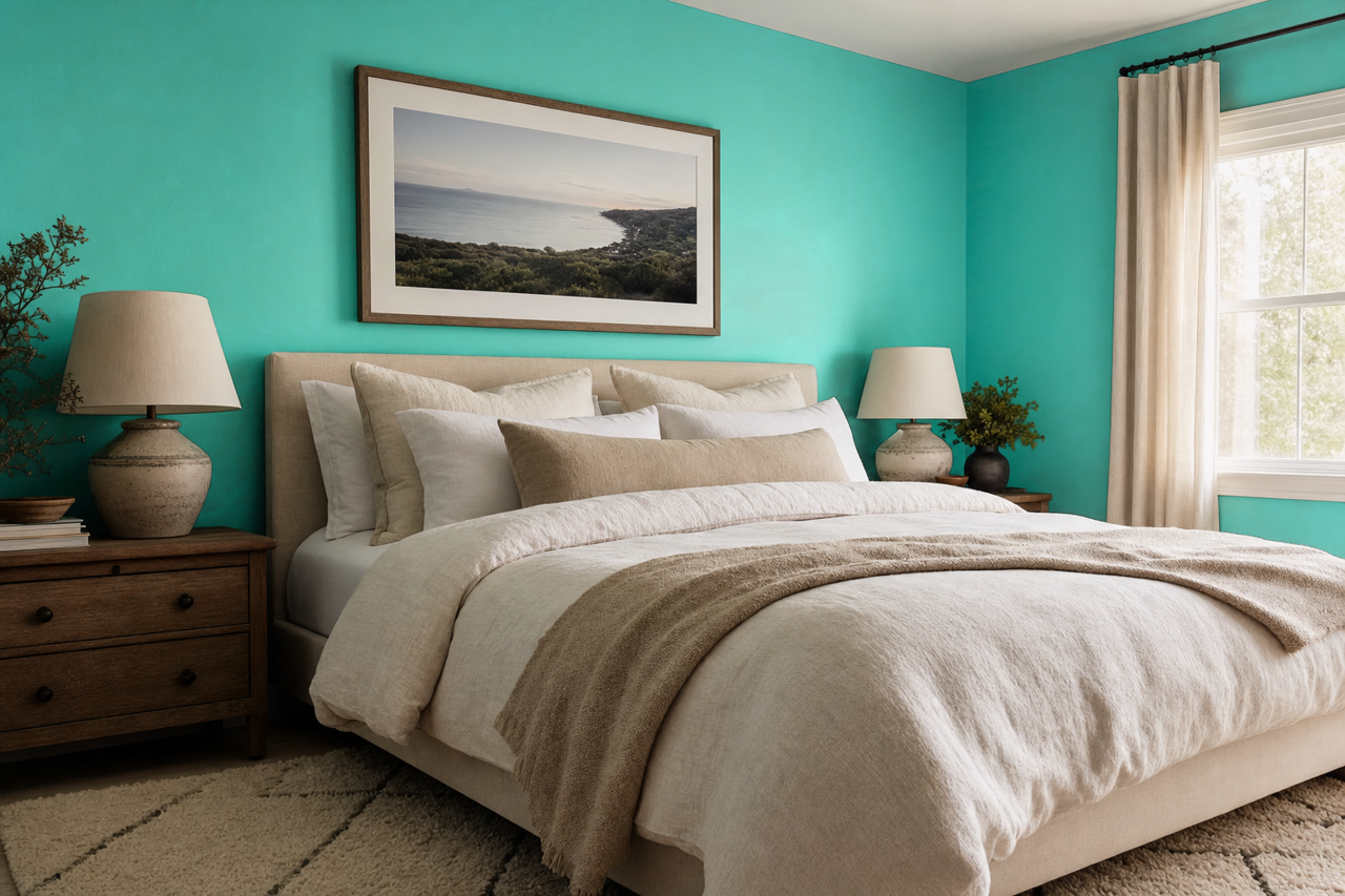 Capri by Benjamin Moore on interiors