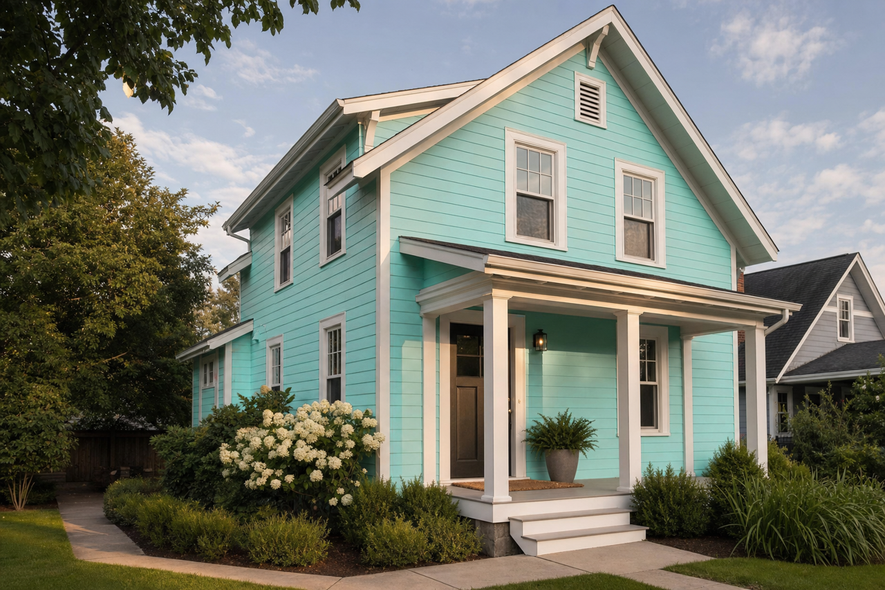 Shore by Benjamin Moore on exterior