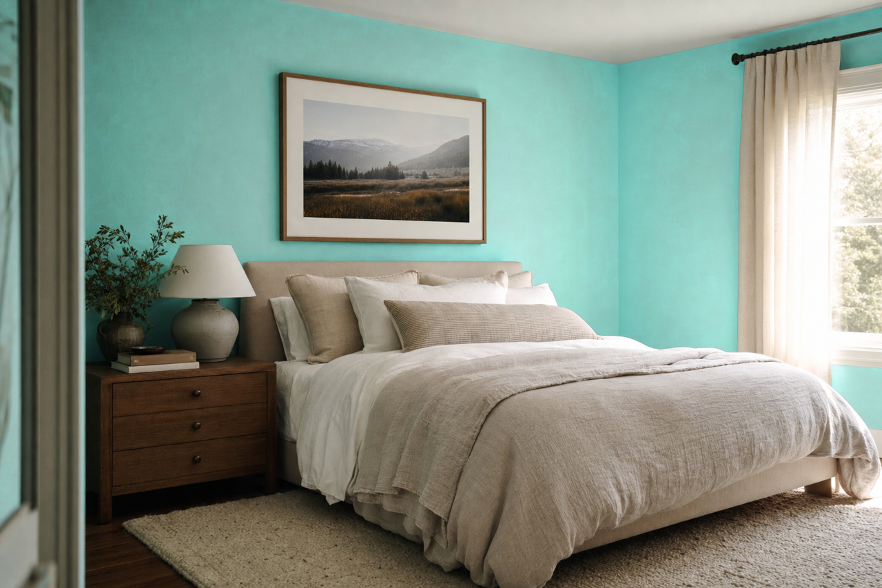 Shore by Benjamin Moore on interiors