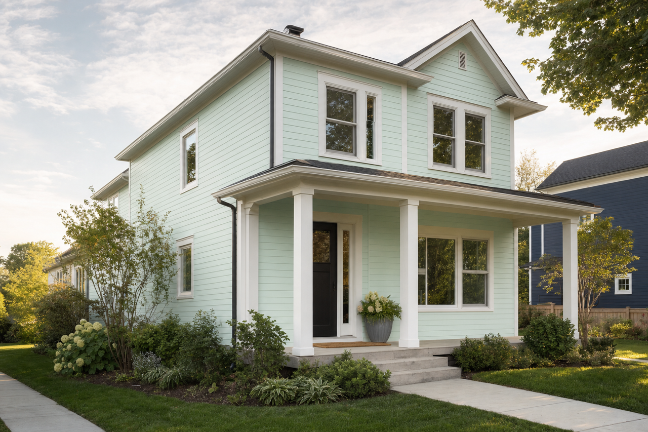Baby by Benjamin Moore on exterior