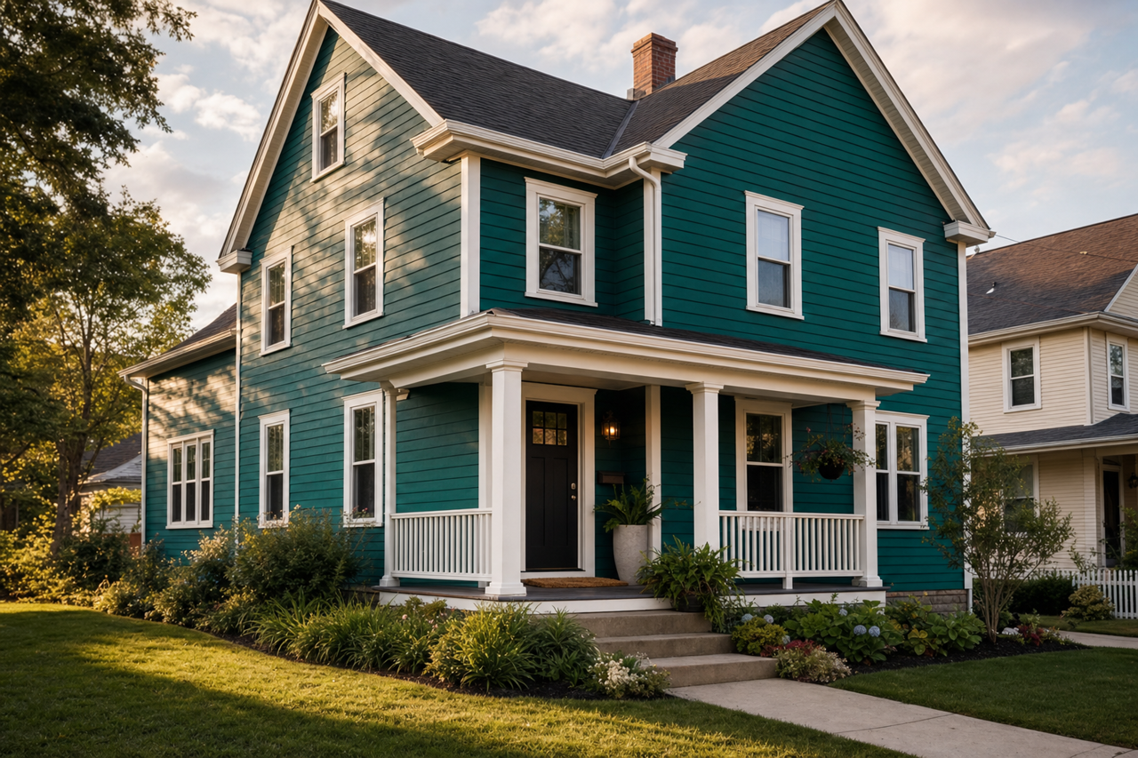 Sherwood by Benjamin Moore on exterior