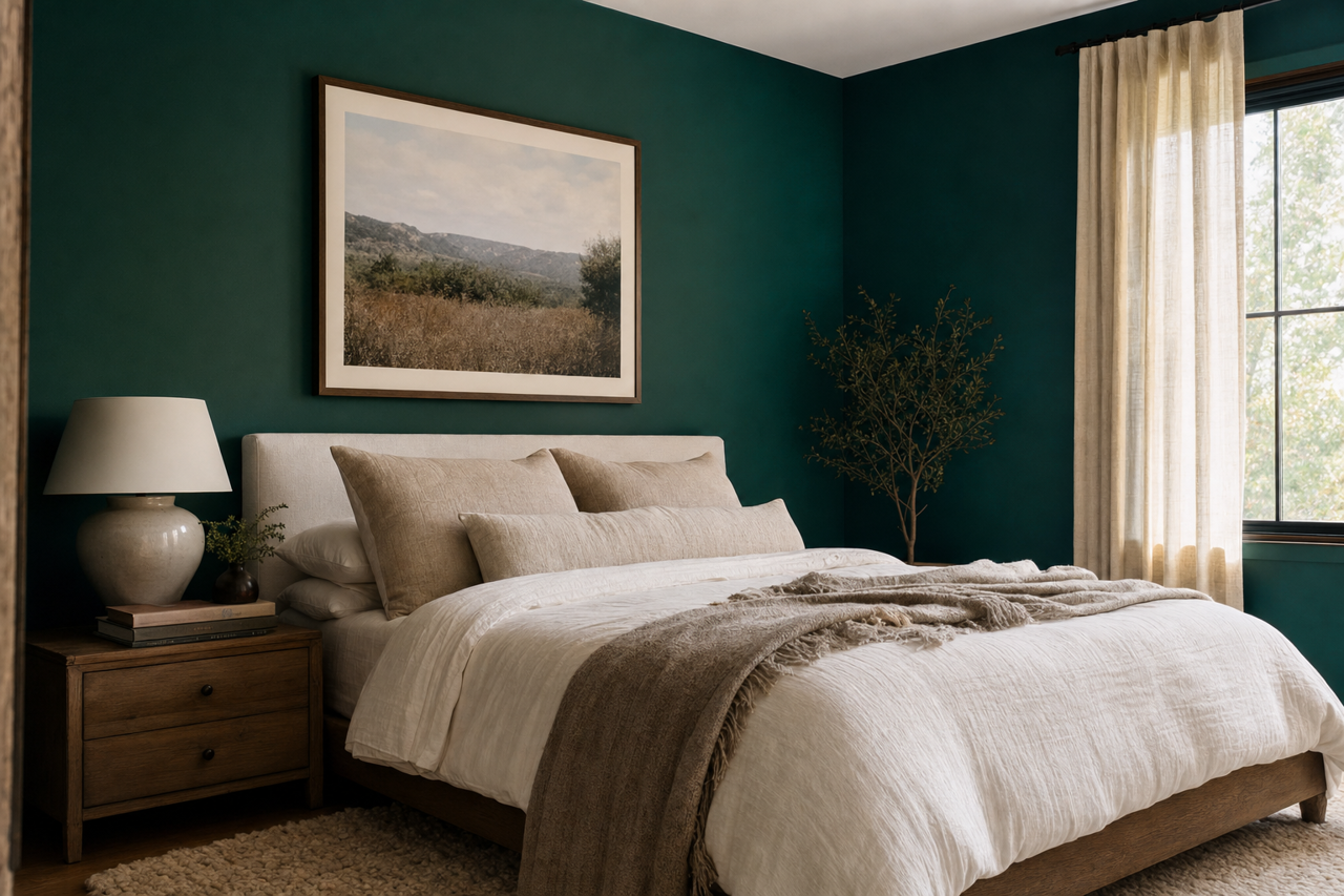 Sherwood by Benjamin Moore on interiors