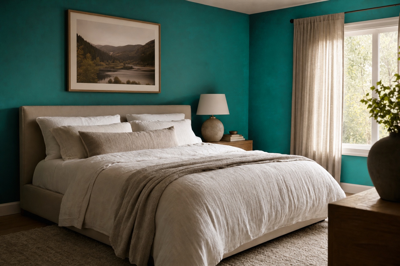 Aruba by Benjamin Moore on interiors