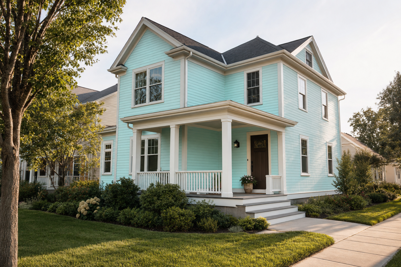 Jamaican by Benjamin Moore on exterior