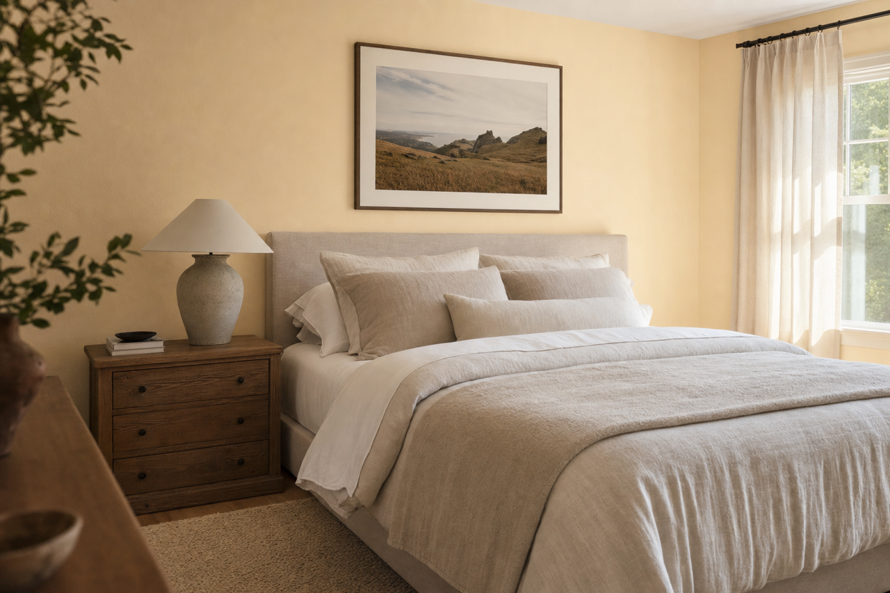 Simply Irisistible by Benjamin Moore on interiors