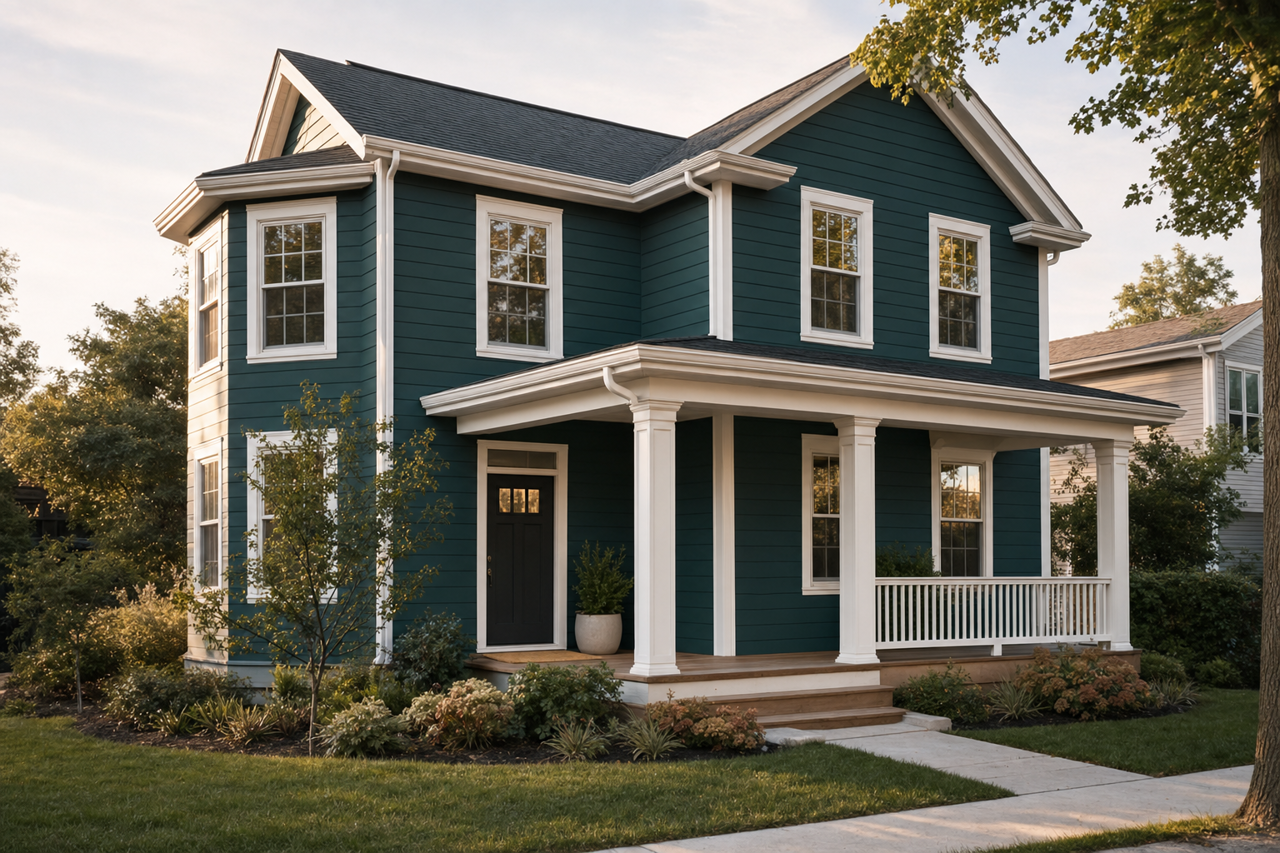 Dollar by Benjamin Moore on exterior