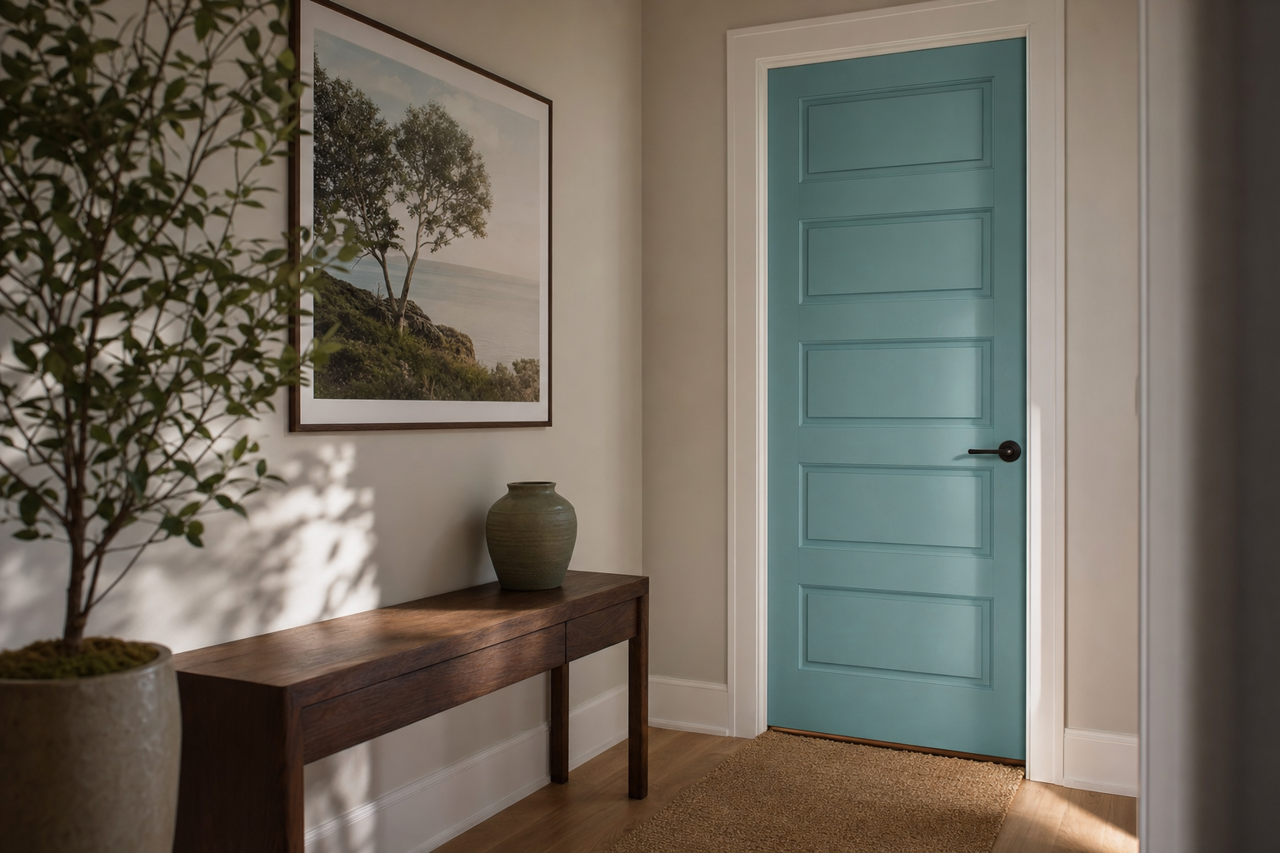 Florida by Benjamin Moore on interior-doors