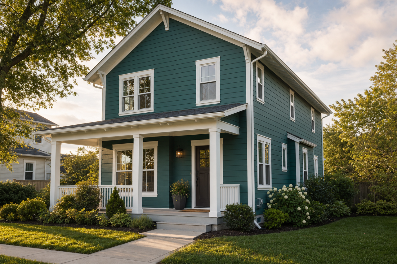 Pine by Benjamin Moore on exterior