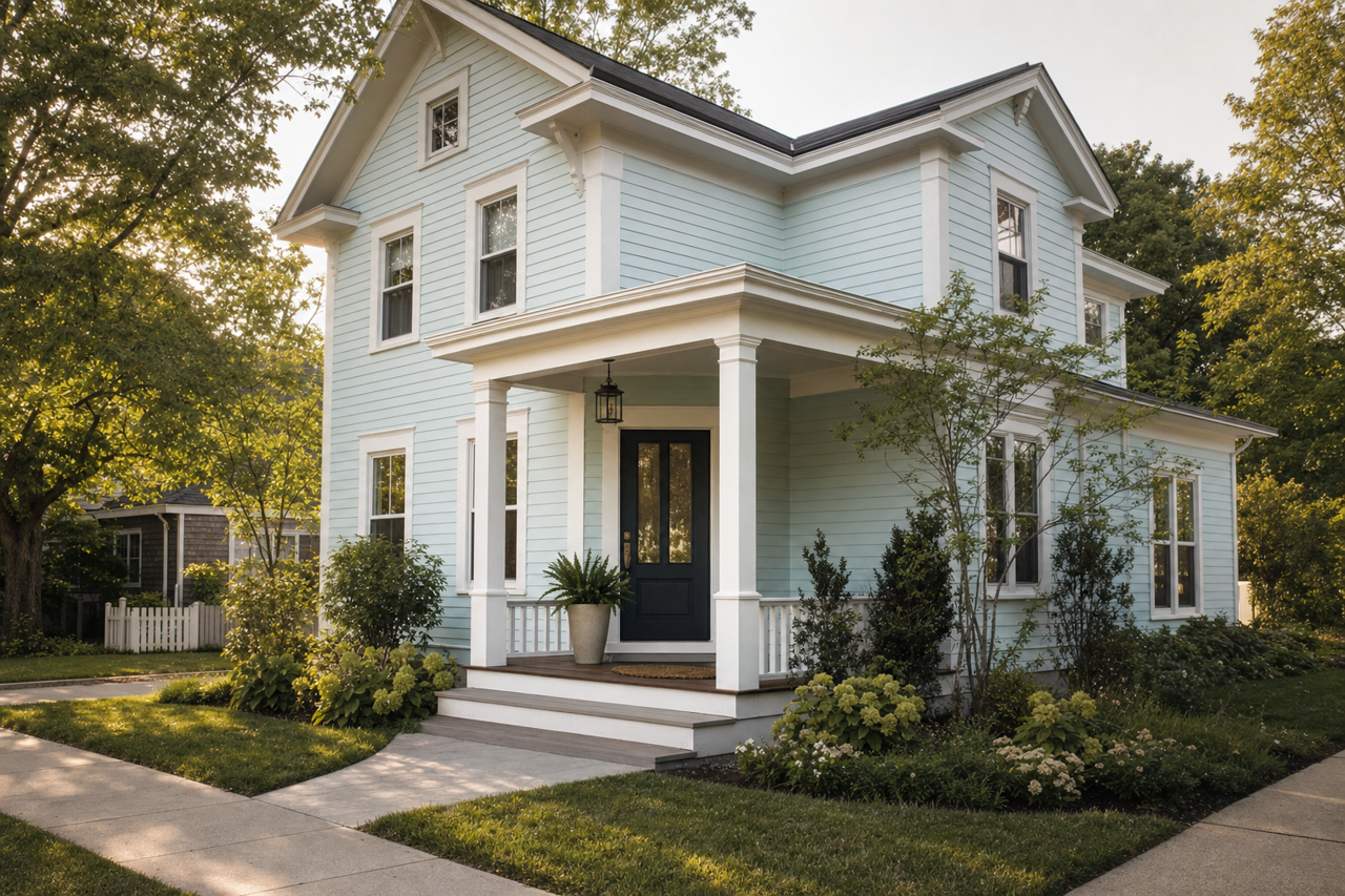 Crystal by Benjamin Moore on exterior