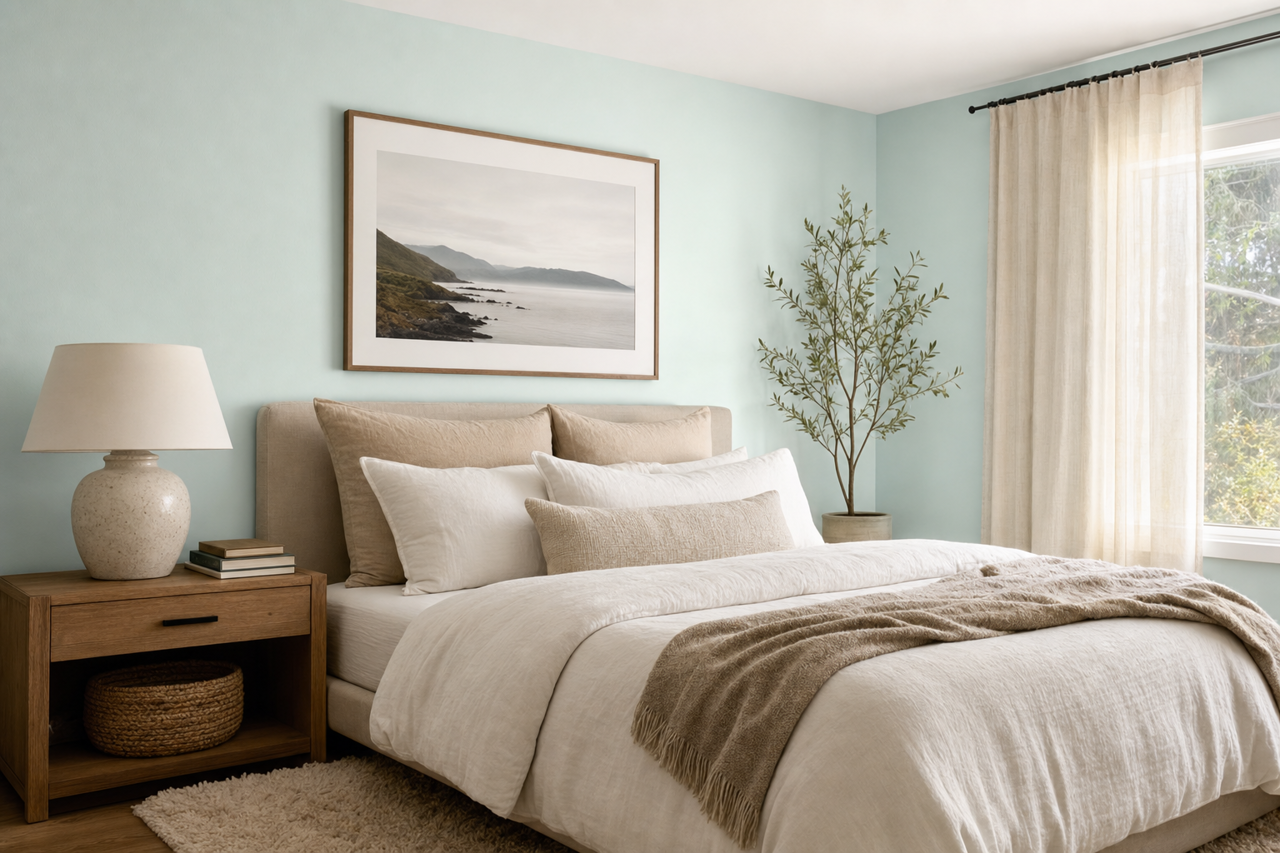 Crystal by Benjamin Moore on interiors