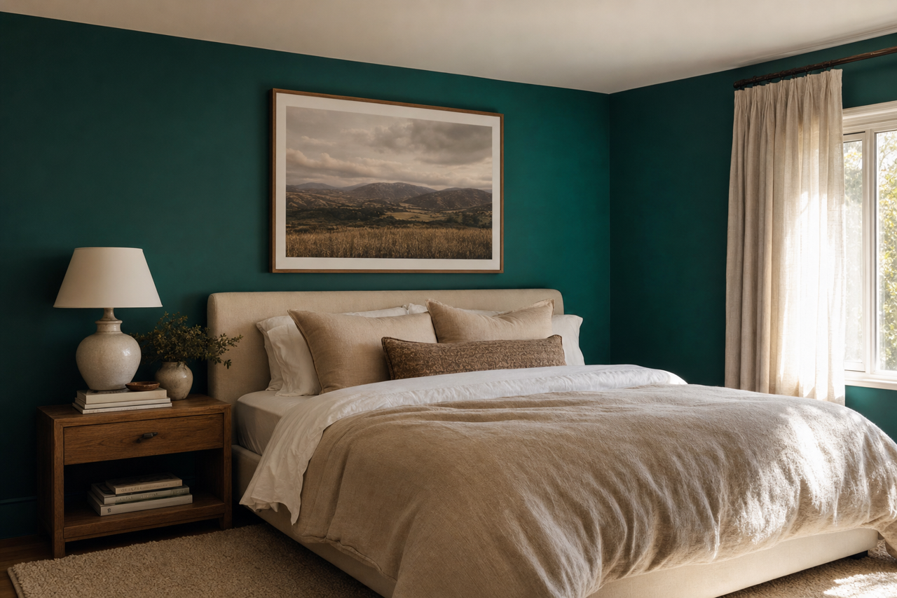 Marine by Benjamin Moore on interiors