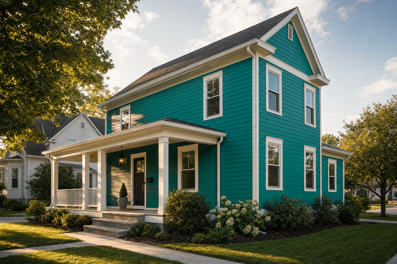 Tropical by Benjamin Moore on exterior