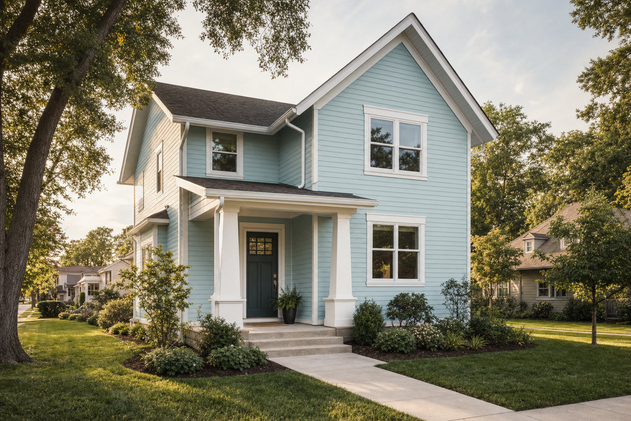 China by Benjamin Moore on exterior