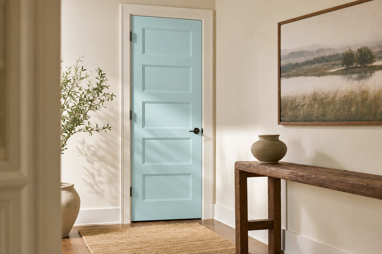 China by Benjamin Moore on interior-doors