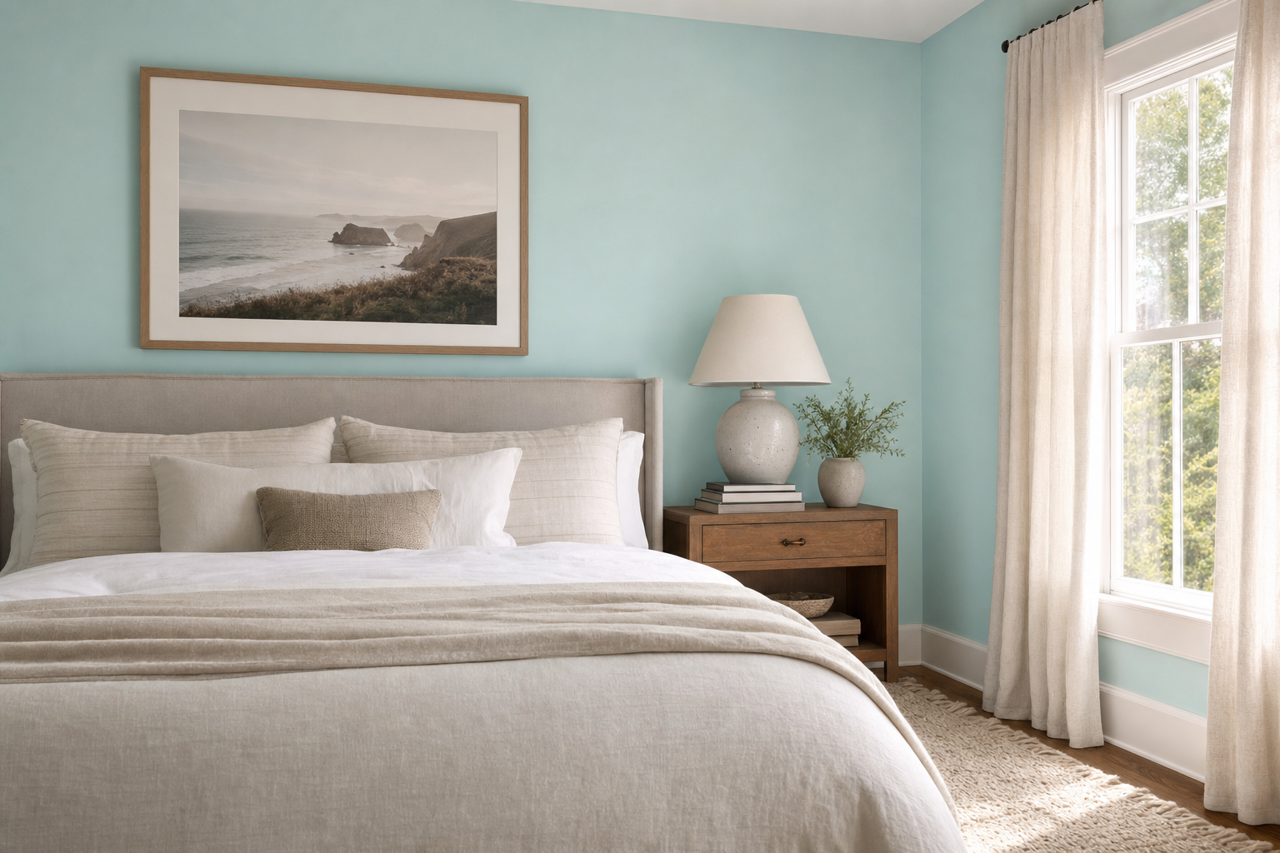 China by Benjamin Moore on interiors