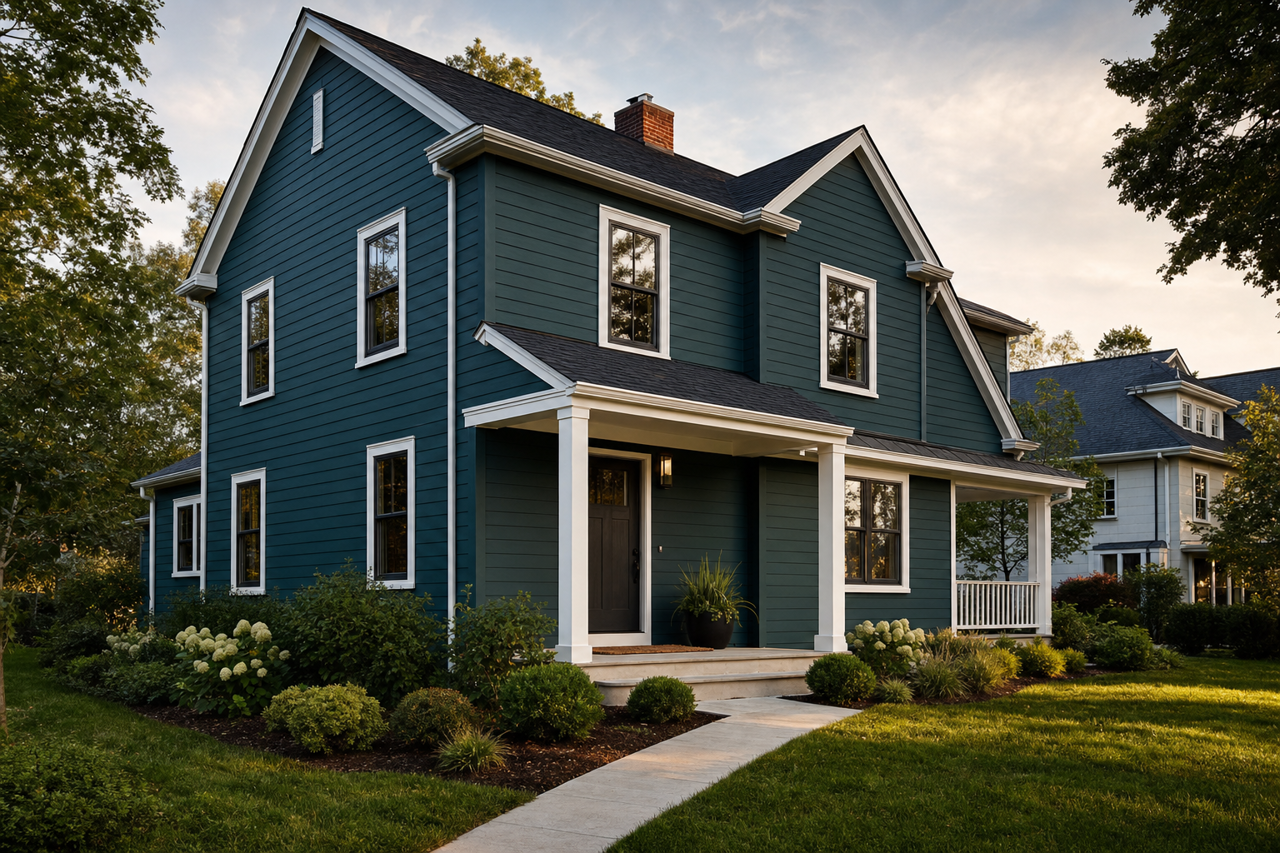 Mallard by Benjamin Moore on exterior
