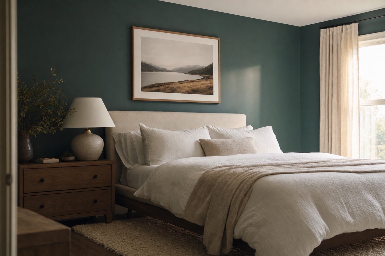 Mallard by Benjamin Moore on interiors
