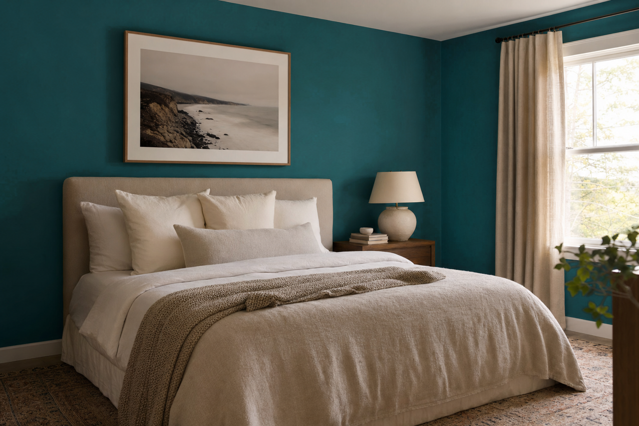 North by Benjamin Moore on interiors