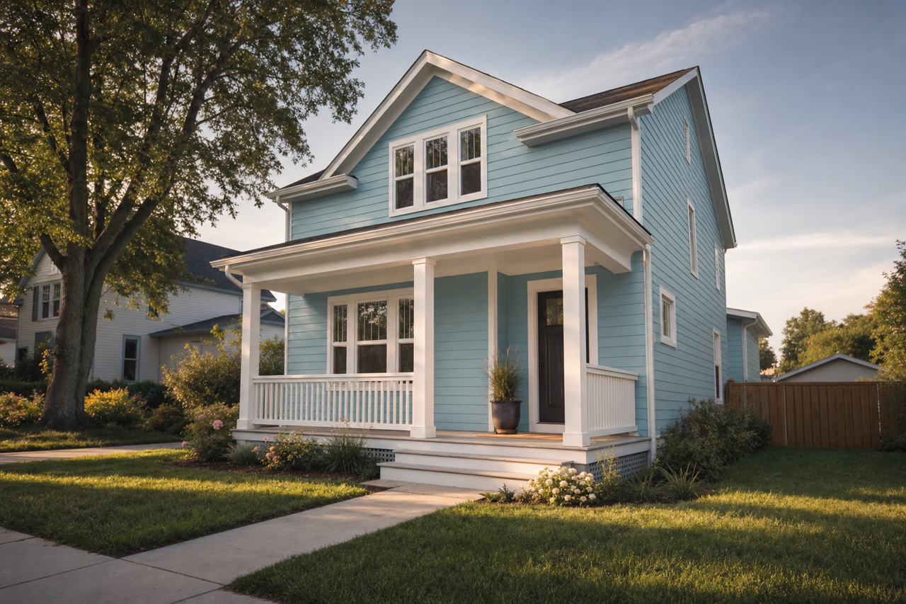 Passion by Benjamin Moore on exterior