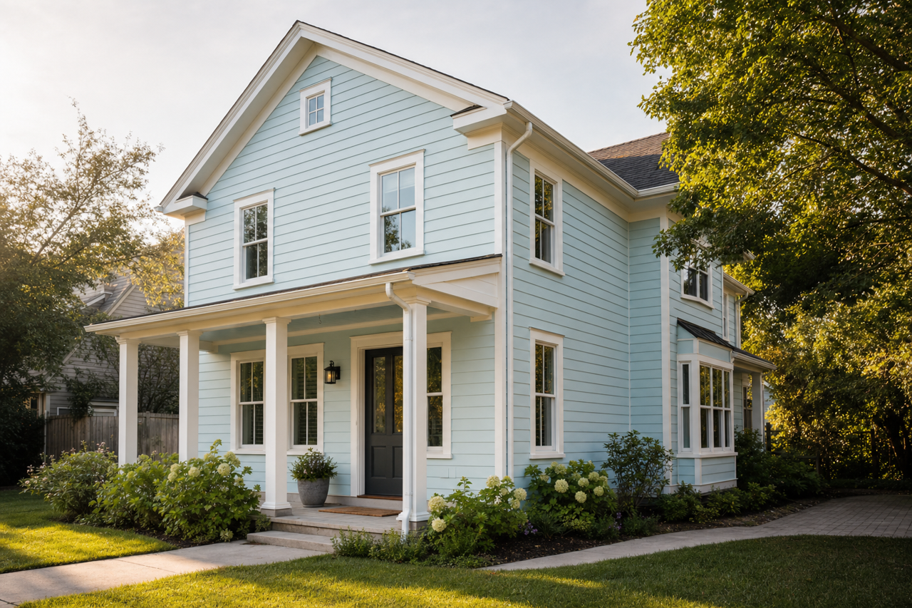 Morning by Benjamin Moore on exterior
