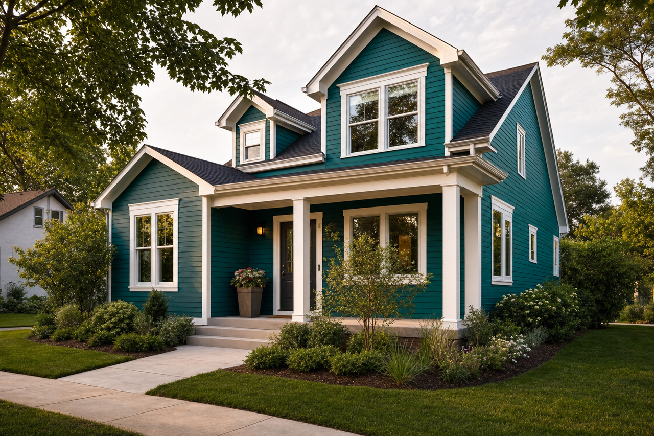 Beau by Benjamin Moore on exterior