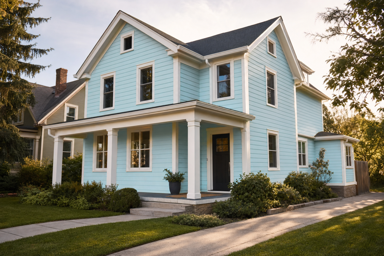 Old by Benjamin Moore on exterior