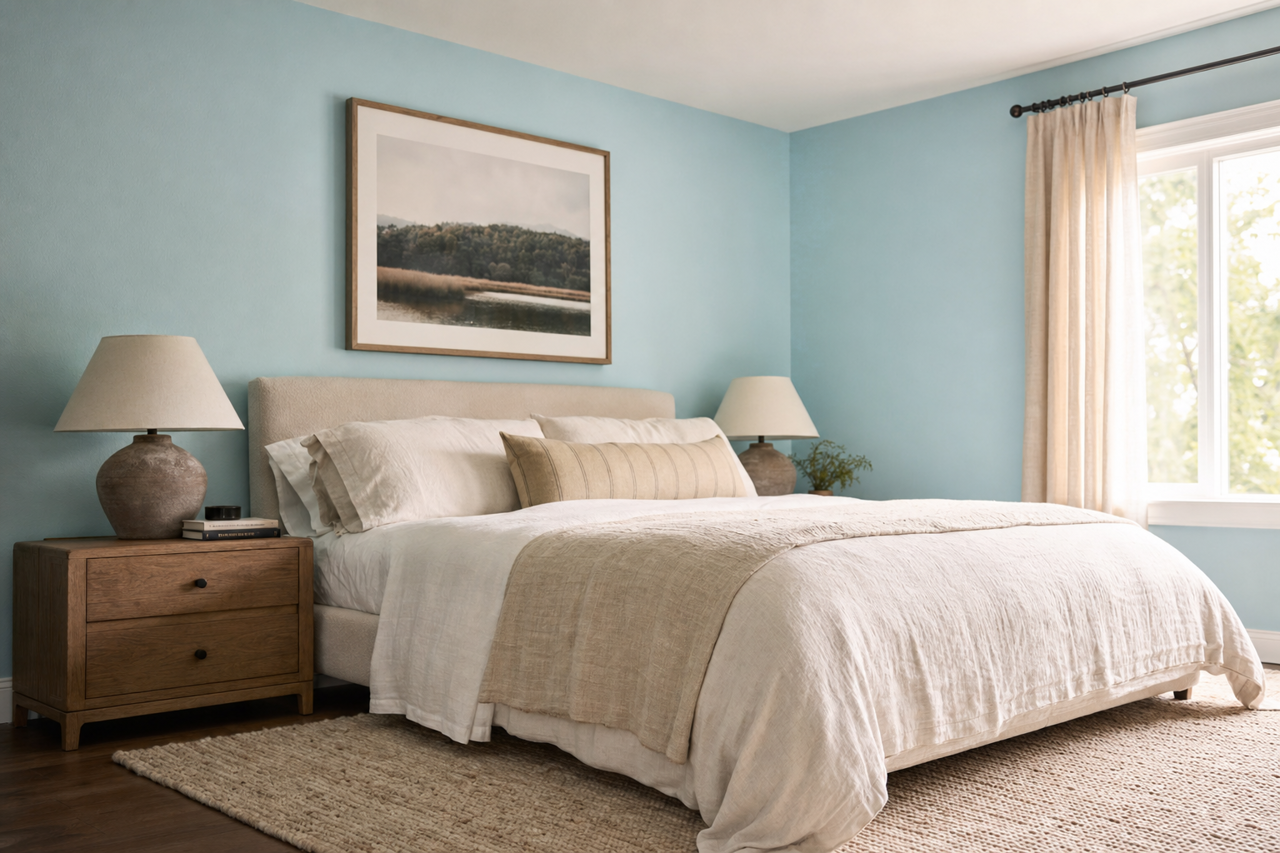 Old by Benjamin Moore on interiors