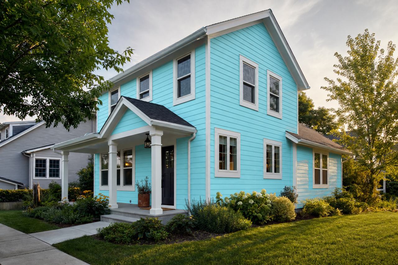 Fairy by Benjamin Moore on exterior