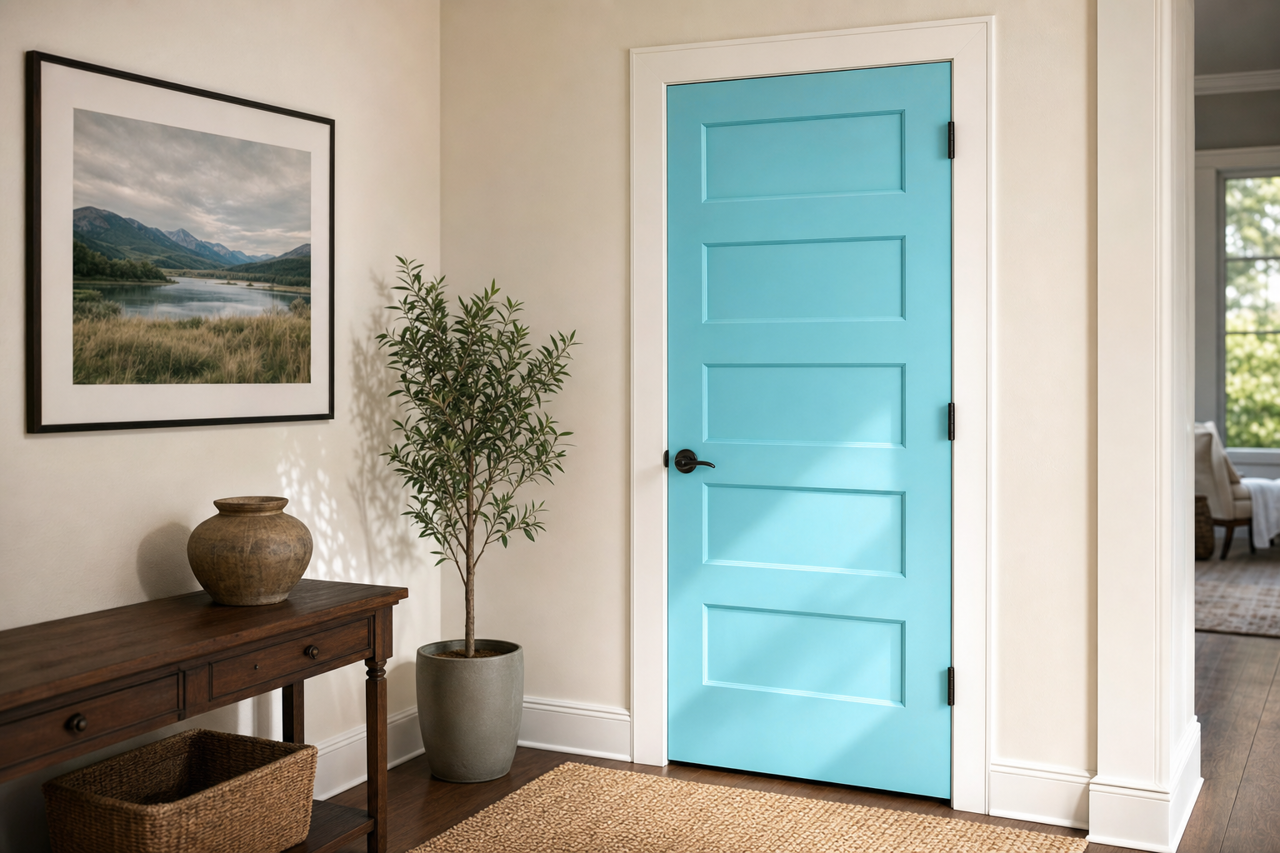 Fairy by Benjamin Moore on interior-doors