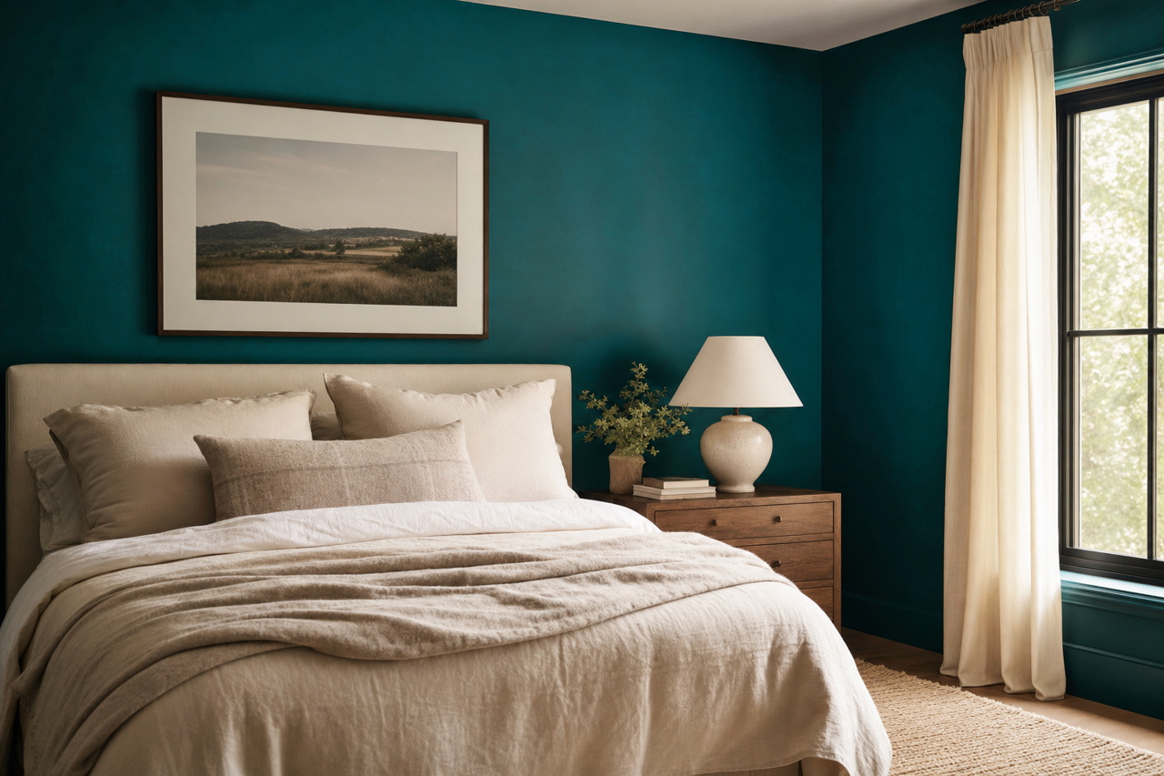 Jade by Benjamin Moore on interiors