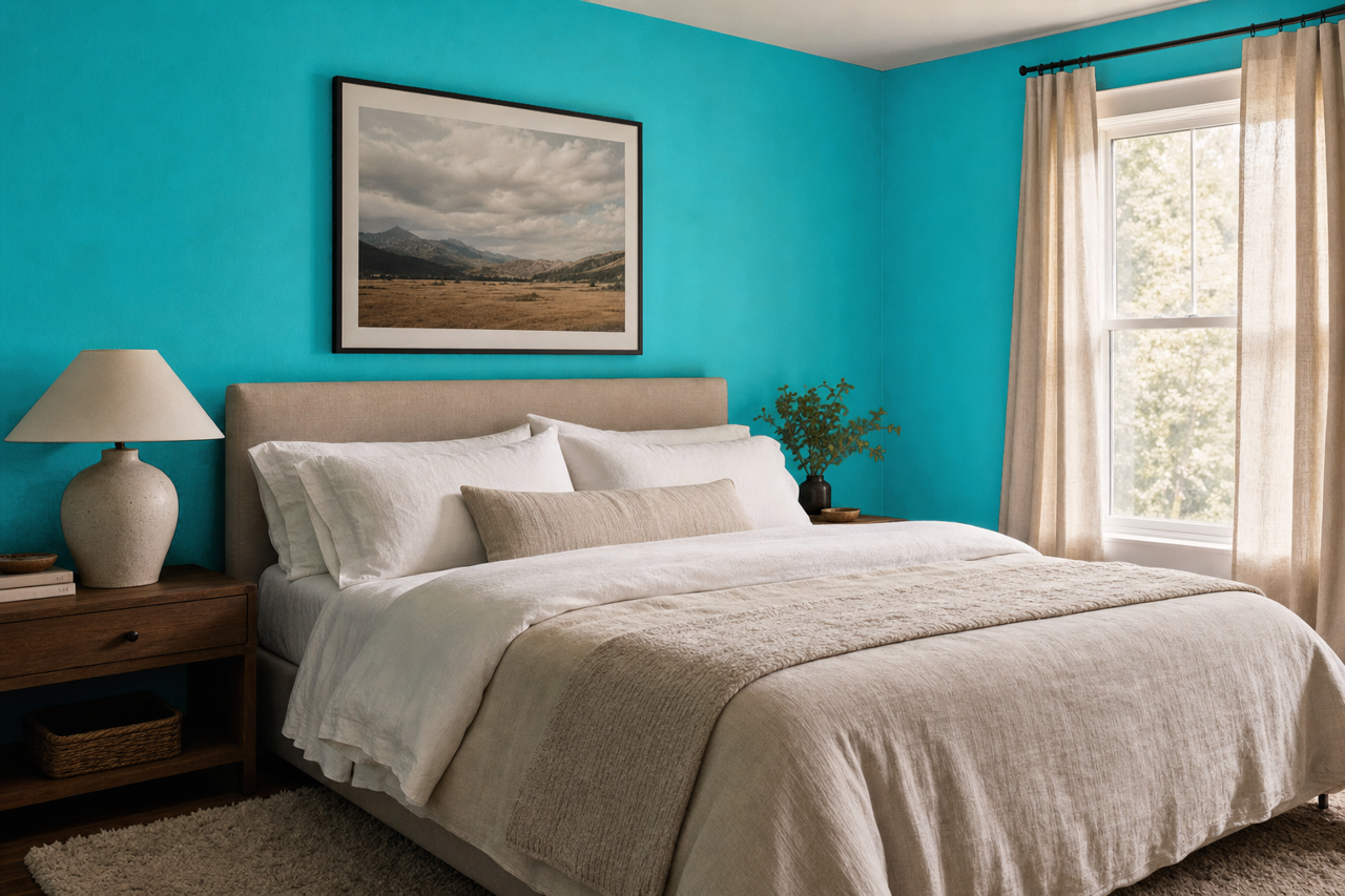 Cool by Benjamin Moore on interiors