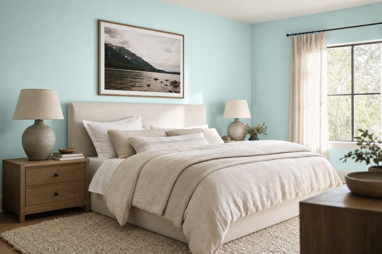 Icy by Benjamin Moore on interiors