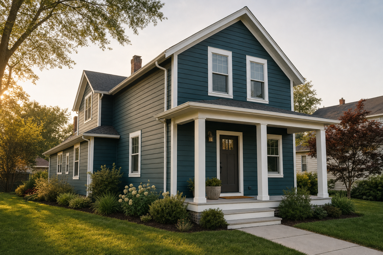 River by Benjamin Moore on exterior