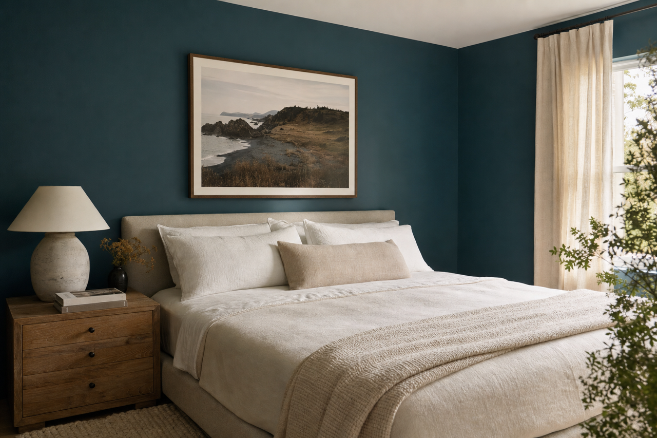 River by Benjamin Moore on interiors