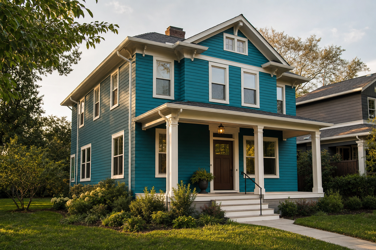 Naples by Benjamin Moore on exterior