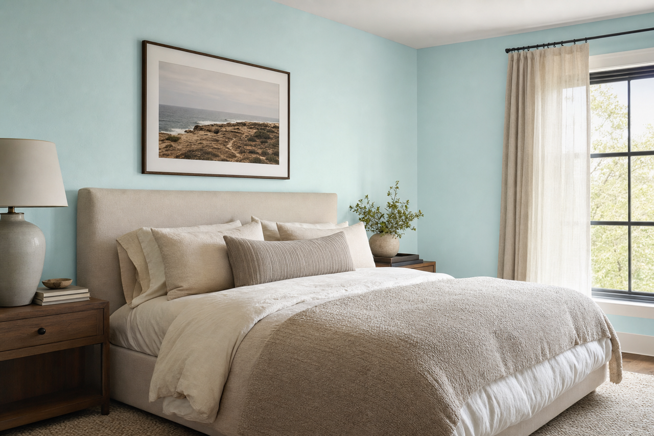 Icy by Benjamin Moore on interiors