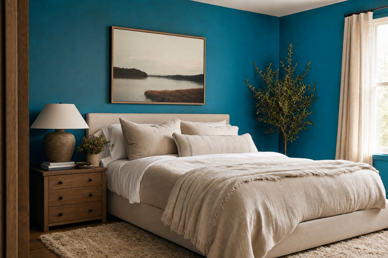Deep by Benjamin Moore on interiors