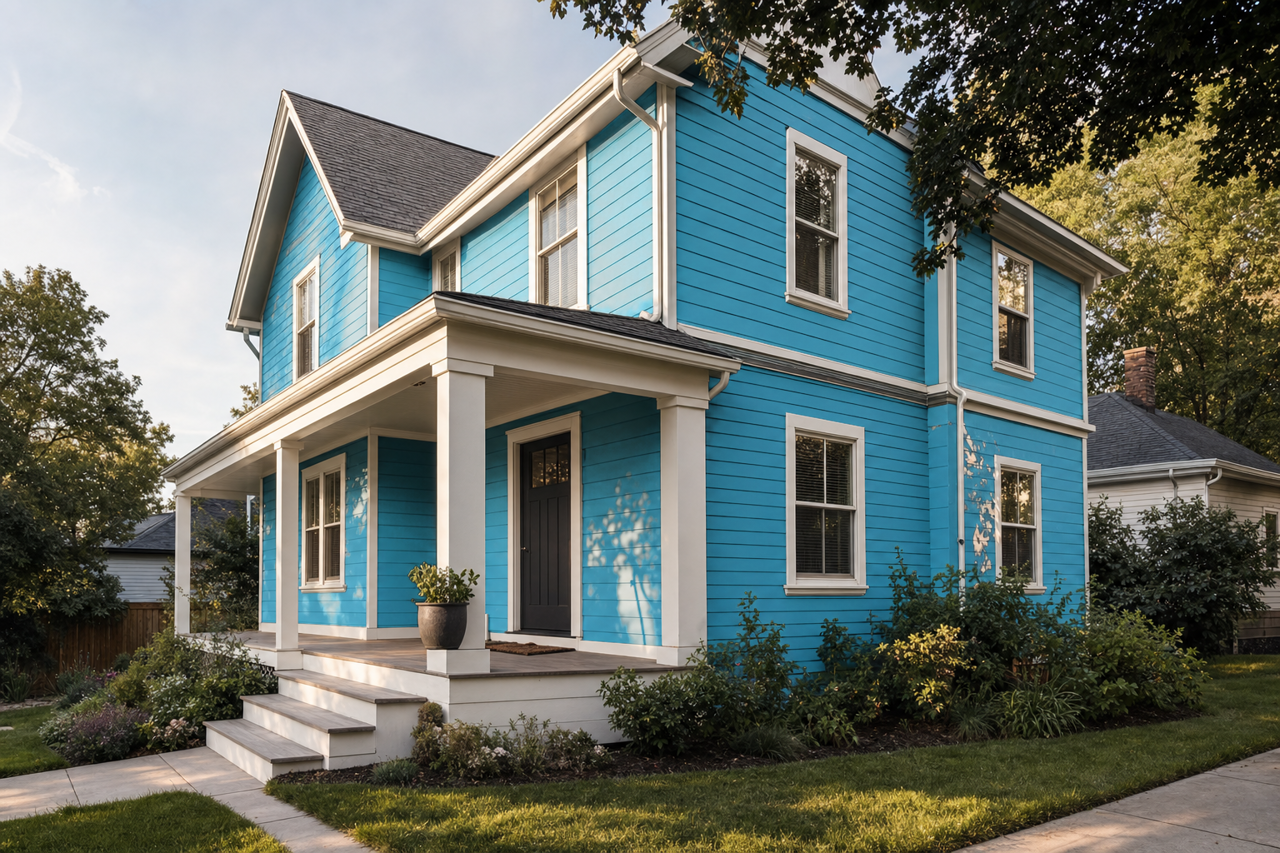 Cool by Benjamin Moore on exterior