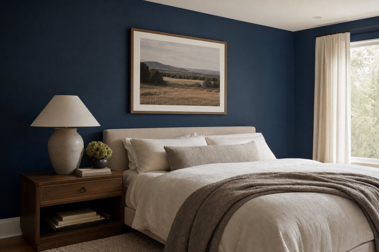 Marine by Benjamin Moore on interiors