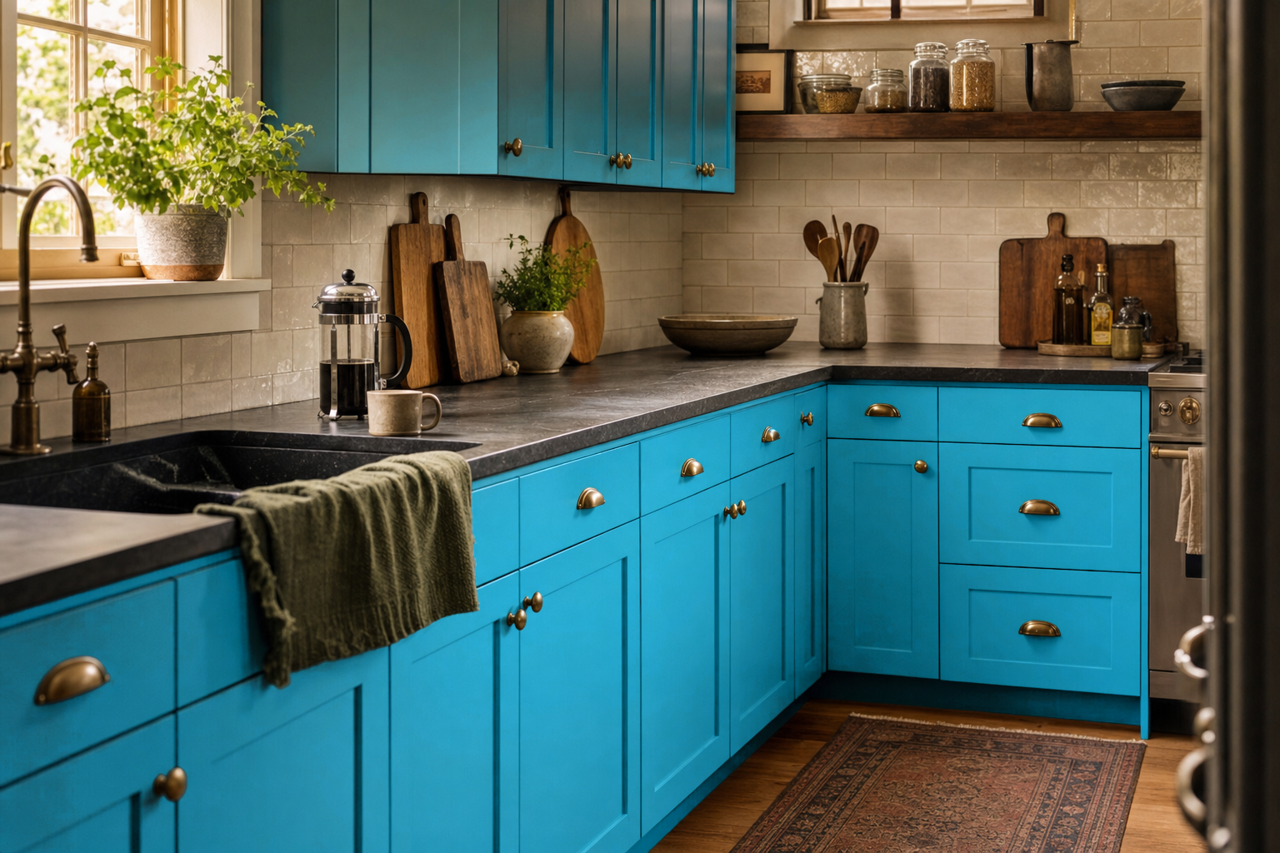 Yosemite by Benjamin Moore on cabinets