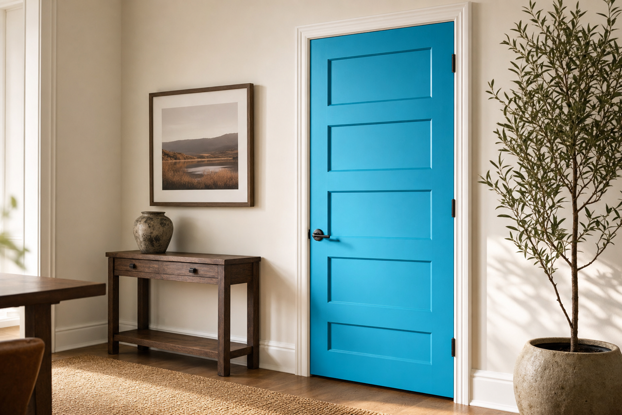 Yosemite by Benjamin Moore on interior-doors